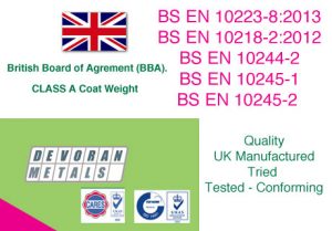 BS tested and BBA conforming certificates and CARES