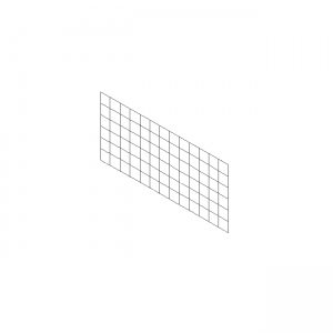 1m x 0.5m gabion separating panel