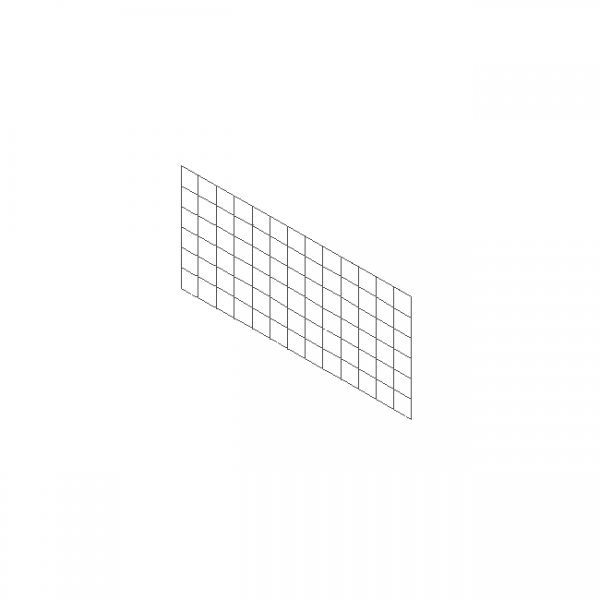 1m x 0.5m gabion separating panel