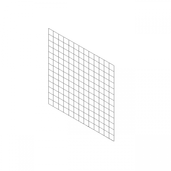 1m x 1m gabion separating panel