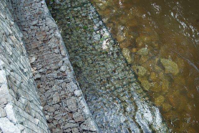 Gabions river control