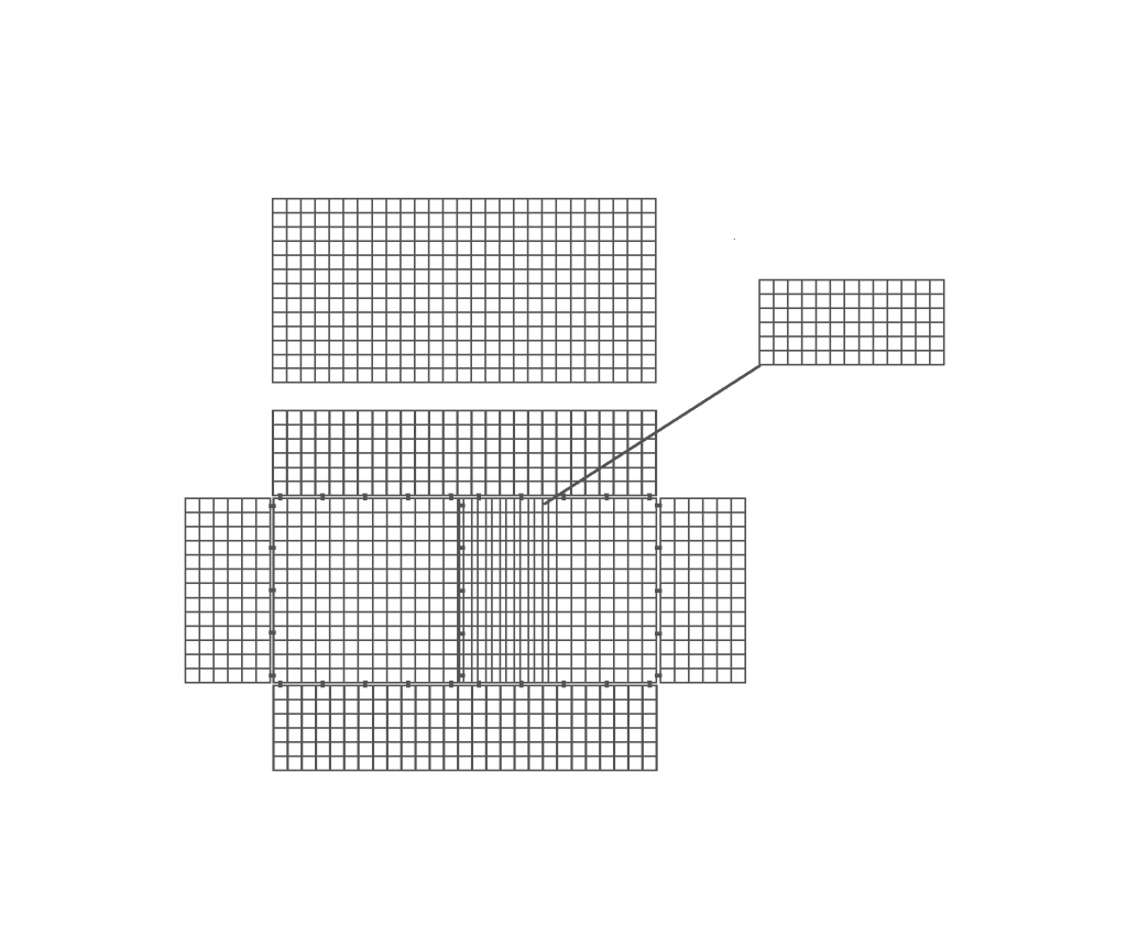Large Gabion Cages Welded 3mm Galfan 2m x 1m x 0.5m Stone Cages