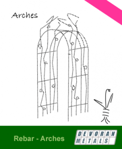 Garden Rebar Arches